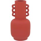 Baro Vaso Decorativo Enfeite 28x14x14cm Cerâmica Coral