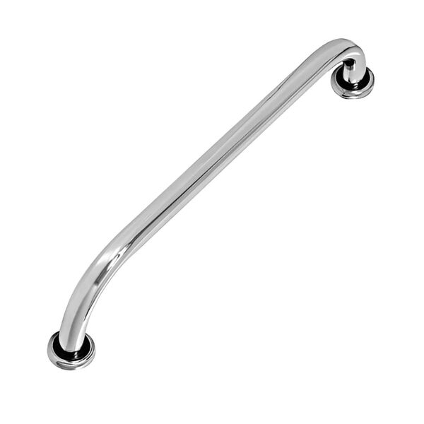 Barra/ Alca De Apoio De 30cm Aluminio Polido Auxilio Para Ido