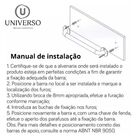 Barra/ Alca De Apoio De 30cm Aluminio Polido Auxilio Para Ido