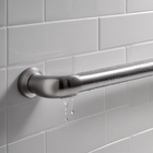 Barra Alça De Apoio 40 Cm Idoso Inox Escovado Deficiente Pne