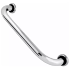 Barra Alça De Apoio Alumínio Segurança De Idosos 30cm Polida