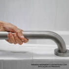 Barra Alça Suporte Apoio Banheiro Idoso Pne Deficiente 50 Cm