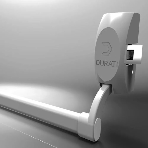 Barra Antipânico Push Simples Durati Cinza