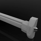 Barra Antipânico Touch Corta Fogo Vertical - Cinza