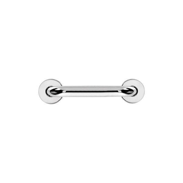 Barra Apoio De 30 Cm Em Aço Inox Ø7/8" (25mm) Ba78/3 Cromado