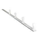 Perfil Barra Chata Chato Alumínio 1mx15,87mmx3,18mm Branco Fosco