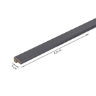 Barra de Acabamento L MDF Titanium 5X1,2X270cm Moldurama