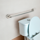 Barra De Acessibilidade Inox 60cm Idoso Deficiente Corrimão P