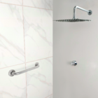 Barra De Apoio 40cm Inox 304 Alça De Segurança Idoso Deficien