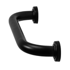 Barra De Apoio 50cm Alça Inox Preto Kit 3 Unidades Cadeirante