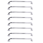Barra De Apoio 70cm Aço Inox Kit 8 Unidades Idoso Deficiente