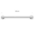 Barra de Apoio 80cm Plastica Branca Astra