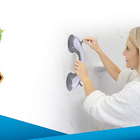 Barra De Apoio  Para Banheiro Com Ventosa Conjunto 2 Peças