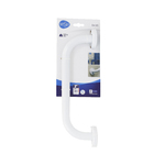 Barra de Apoio Aço Branco 30cm Sensea