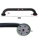 Barra De Apoio Alça 50cm Preto Inox Kit 3 Unidades Segurança