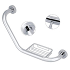 Barra De Apoio Alça Cadeirante Inox Acessibilidade Angular Id