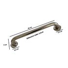 Barra De Apoio Alça Suporte Para Parede 40cm Aço Inox 304