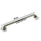 Barra De Apoio Alça Suporte Para Parede 60cm Aço Inox 304