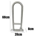 Barra De Apoio Articulada Cadeirante Idoso Banheiro Inox Late