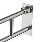 Barra De Apoio Articulável Docol 974816 Com 80cm Inox Escovado
