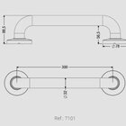 Barra De Apoio Censi 60cm 7103 32mm Inox