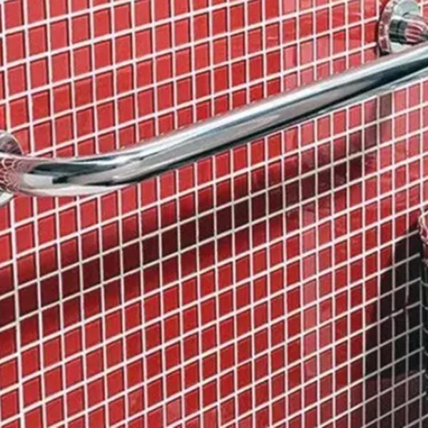 Barra De Apoio Em Aço Inox 60cm Banheiro Idoso Deficiente Seg