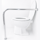 Barra De Apoio Em L 60x60 Para Vaso Sanitário De Alumínio