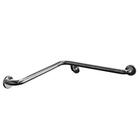 Barra De Apoio Em L Horizontal Alumínio Polido 60 Cm