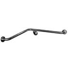 Barra De Apoio Em L Horizontal Inox Polido 80 Cm