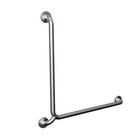 Barra De Apoio Em L Inox Escovado 60 Cm