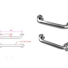 Barra De Apoio Inox 60cm Segurança E Conforto