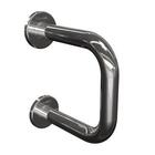 Barra De Apoio Lateral Para Lavatório Alumínio Polido 30 Cm