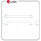 Barra De Apoio Leão 40cm 2340