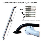 Barra De Apoio Ou Alça De Suporte Banheiro Idoso 1.00 M - Pre