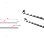Barra De Apoio P/ Banheiro Em Aço Inox 80cm