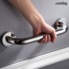 Barra De Apoio Para Banheiro 30cm De Aço Inox 304 Para Idosos