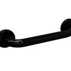 Barra De Apoio Para Banheiro Alumínio Preto 60 Cm