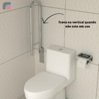 Barra De Apoio Para Sanitário Articulada Alça De Segurança Id