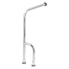 Barra De Apoio Para Sanitário Chão E Parede 70x80cm Esquerd