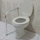 Barra De Apoio Para Vaso Sanitário 60x50 Em L De Alumínio