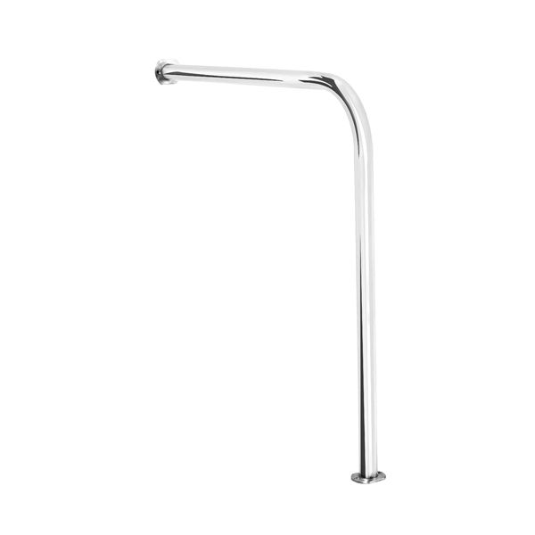 Barra De Apoio Para Vaso Sanitário 60x60 Em L De Alumínio