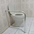 Barra De Apoio Para Vaso Sanitário 60x60 Em L De Alumínio