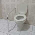 Barra De Apoio Para Vaso Sanitário 60x60 Em L De Alumínio