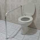 Barra De Apoio Para Vaso Sanitário 70x80 Em L De Alumínio