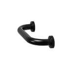 Barra De Apoio Preta Para Banheiro 30cm Idoso Segurança