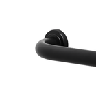 Barra De Apoio Preta Para Banheiro 30cm Idoso Segurança