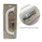 Barra De Apoio Reta 50 Cm Alumínio Branco