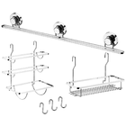 Barra De Cozinha Fixa Por Ventosa Com Acessórios Schmitt Crom