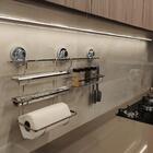 Barra De Cozinha Fixa Por Ventosa Com Acessórios Schmitt Crom