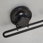 Barra De Cozinha Preta 70cm Com Ventosa Para Pendurar Utensíl